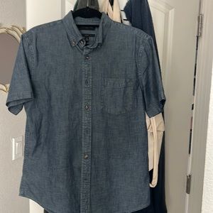 Denim button up shirt